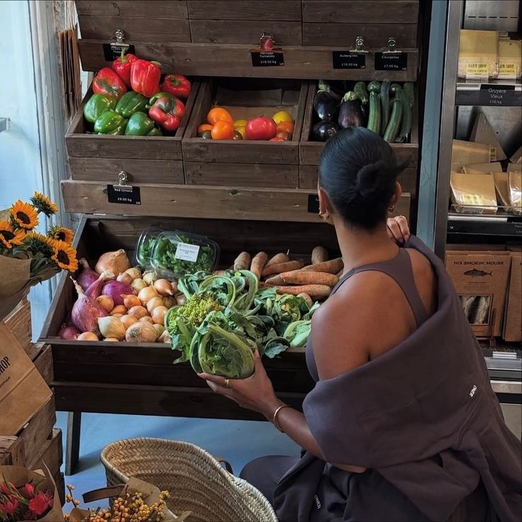 Fresh organic ingredients on cutting board